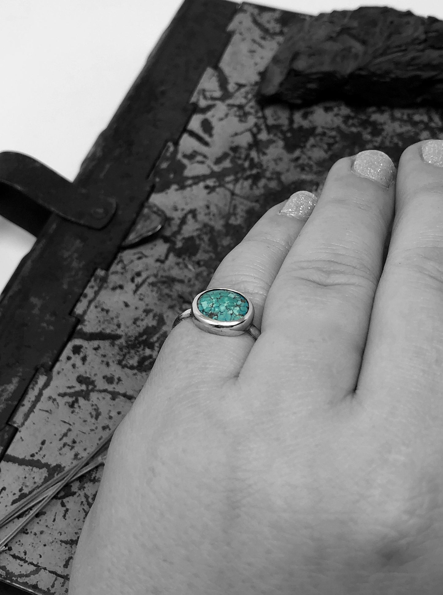Turquoise Ring Size 7.5